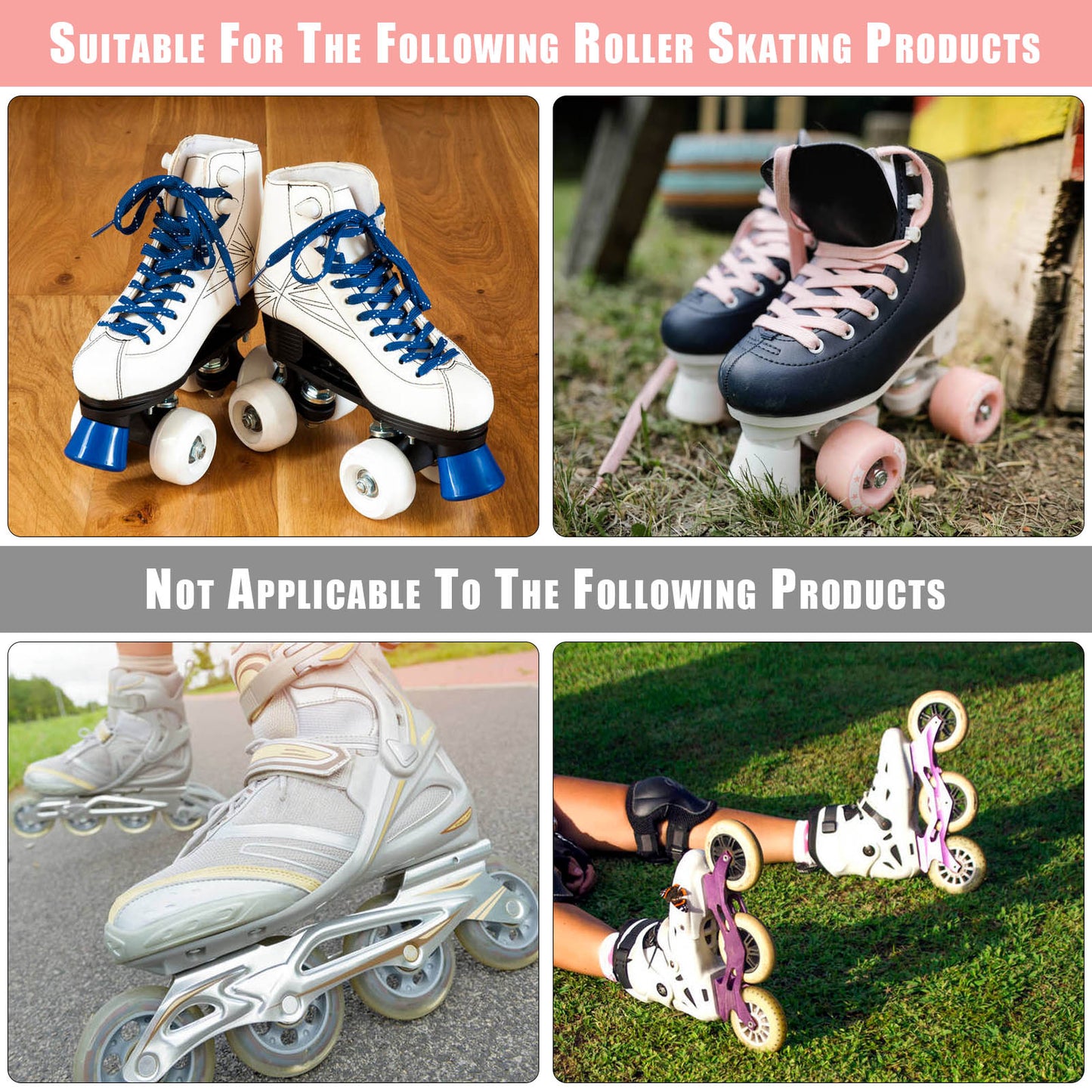 Roller Skates Toe Stops Plugs